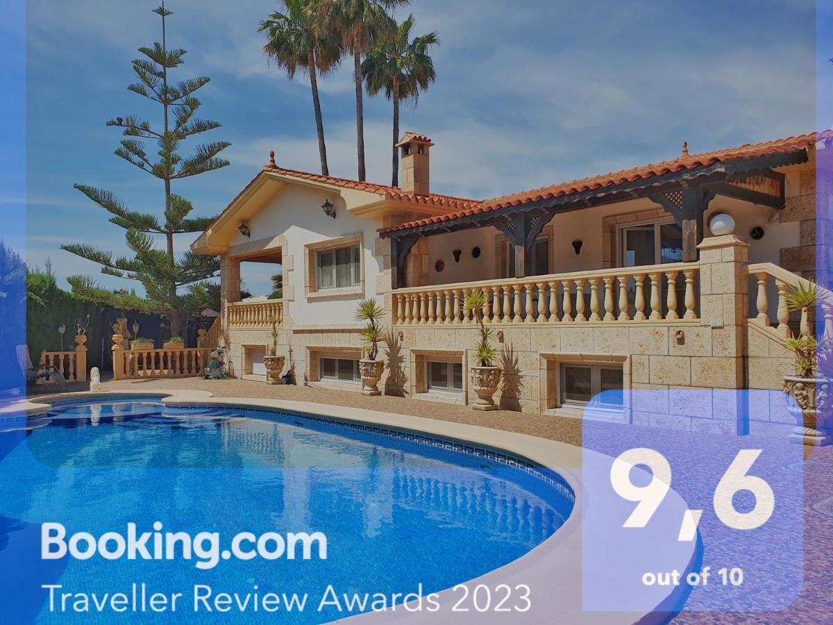 Villa Tres Palmeras En Alfaz Del Pi , Albir, Benidorm لالفاس دبل بي المظهر الخارجي الصورة
